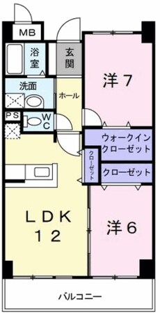 ハイエスト クレディアの物件間取画像